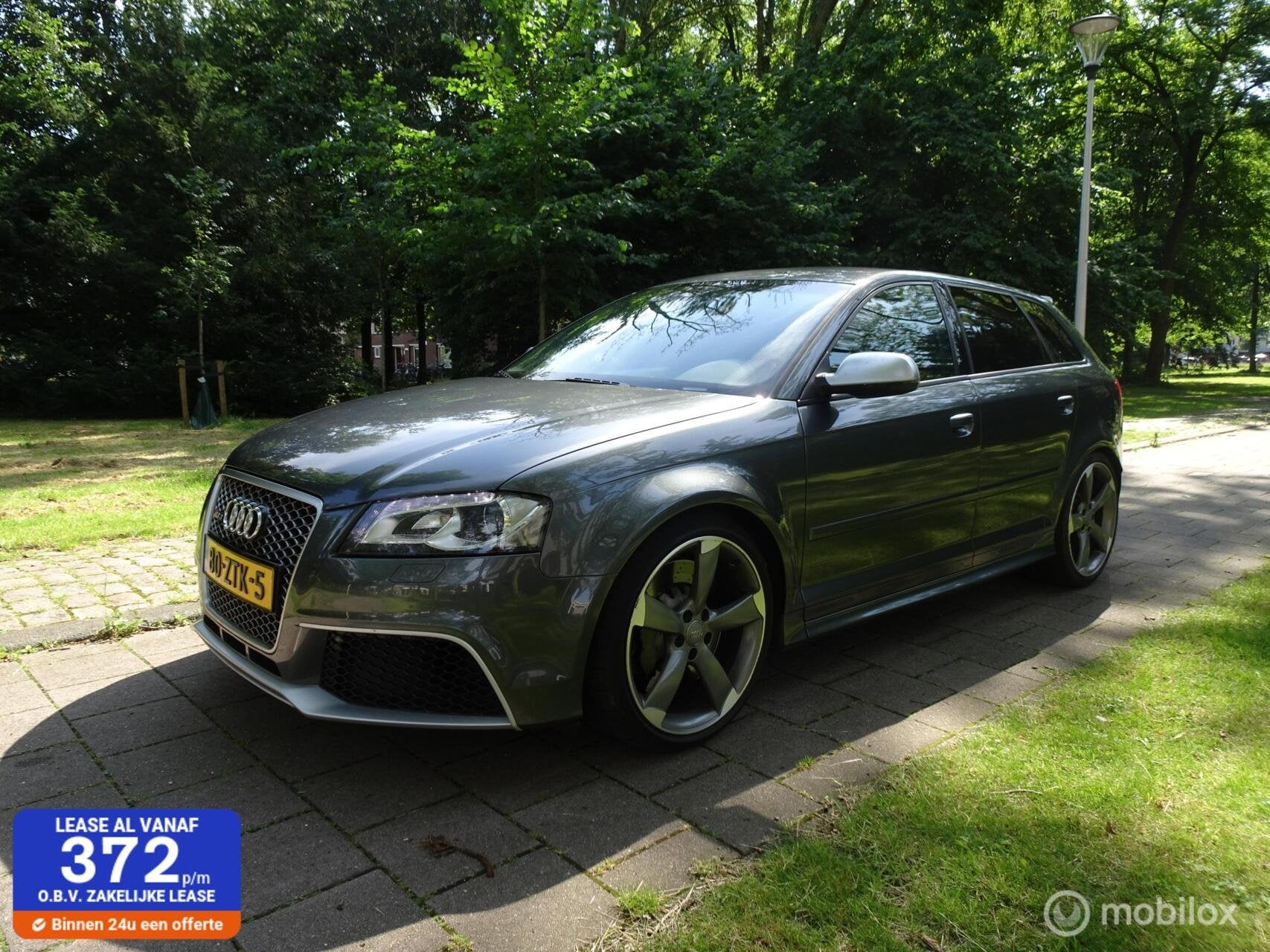 Audi RS3 2.5 T RS3 Quattro 8P 100% ORIGINEEL|TOP ONDERHOUDEN, Automaat, Euro 5, Gebruikt, Zwart