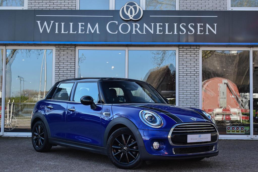 Mini Mini 1.5 Cooper Pepper Sportstoelen Head Up Navi Stoelv, Auto's, Mini, Gebruikt, Blauw, Leder en Stof, Origineel Nederlands