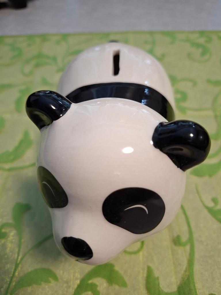 Spaarpot panda, per stuk, Ophalen of Verzenden, Steen, Aardewerk of Keramiek, Dier