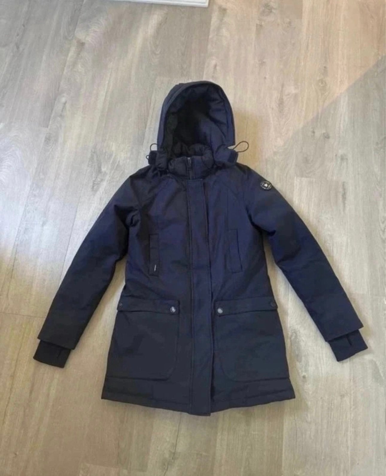 Winterjas Airforce, Ophalen of Verzenden, Gedragen, Maat 38/40 (M), Blauw