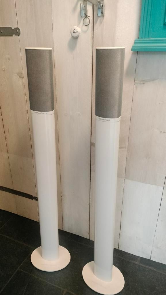 Harman Kardon BDS270 met Sat-ts speakerset wit op statief, Audio, Tv en Foto, Luidsprekers, Overige merken, Gebruikt, Ophalen of Verzenden