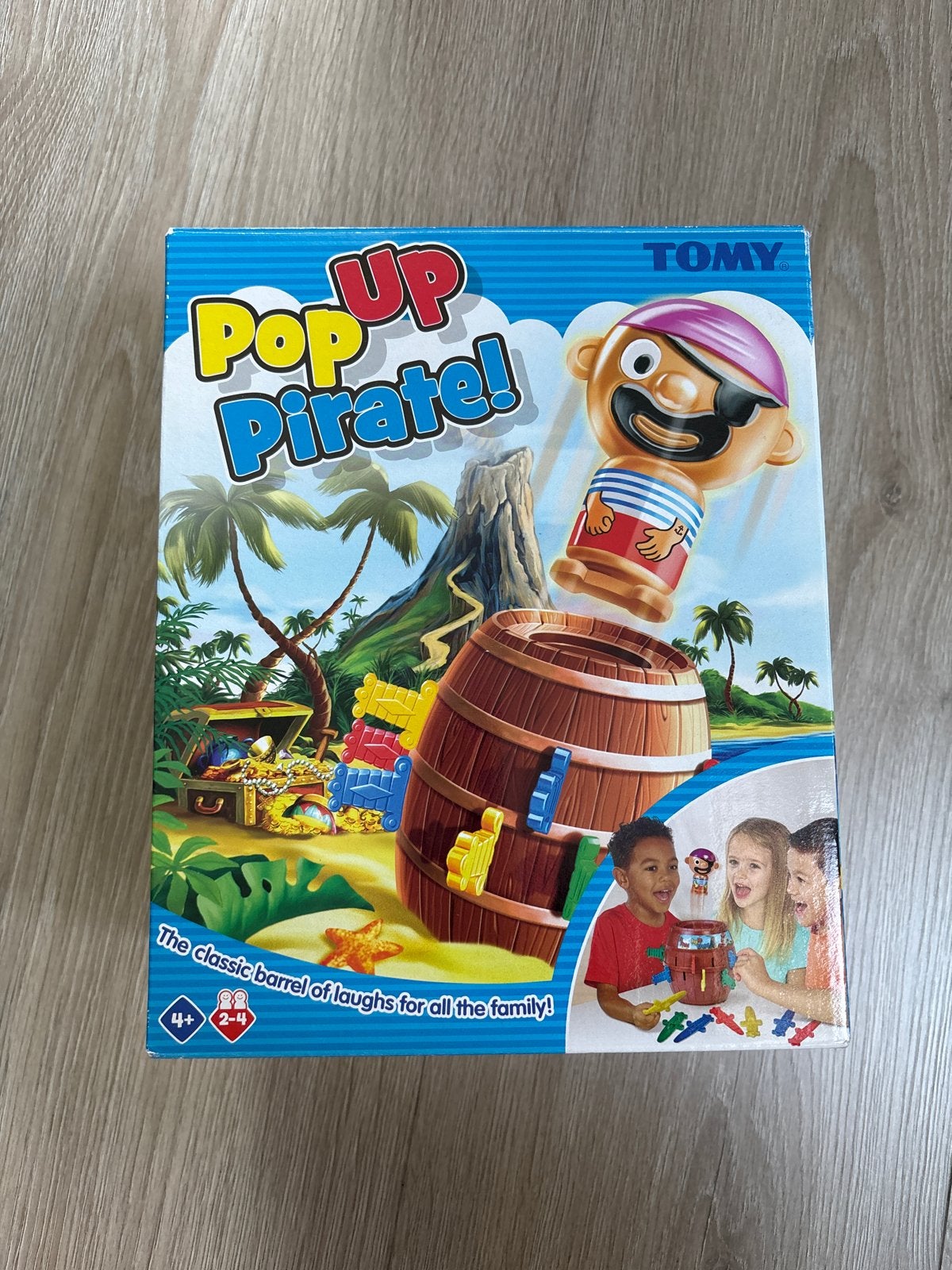 Pop Up Piraat Spel - Tomy - Zeer goede staat, Drie of vier spelers, Ophalen of Verzenden, Zo goed als nieuw