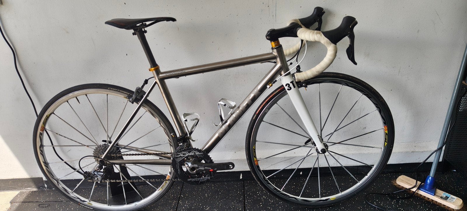 Planet X Pro Road Titanium Racefiets, Fietsen en Brommers, Fietsen | Racefietsen, Zo goed als nieuw, Heren, Overige merken, Meer dan 20 versnellingen