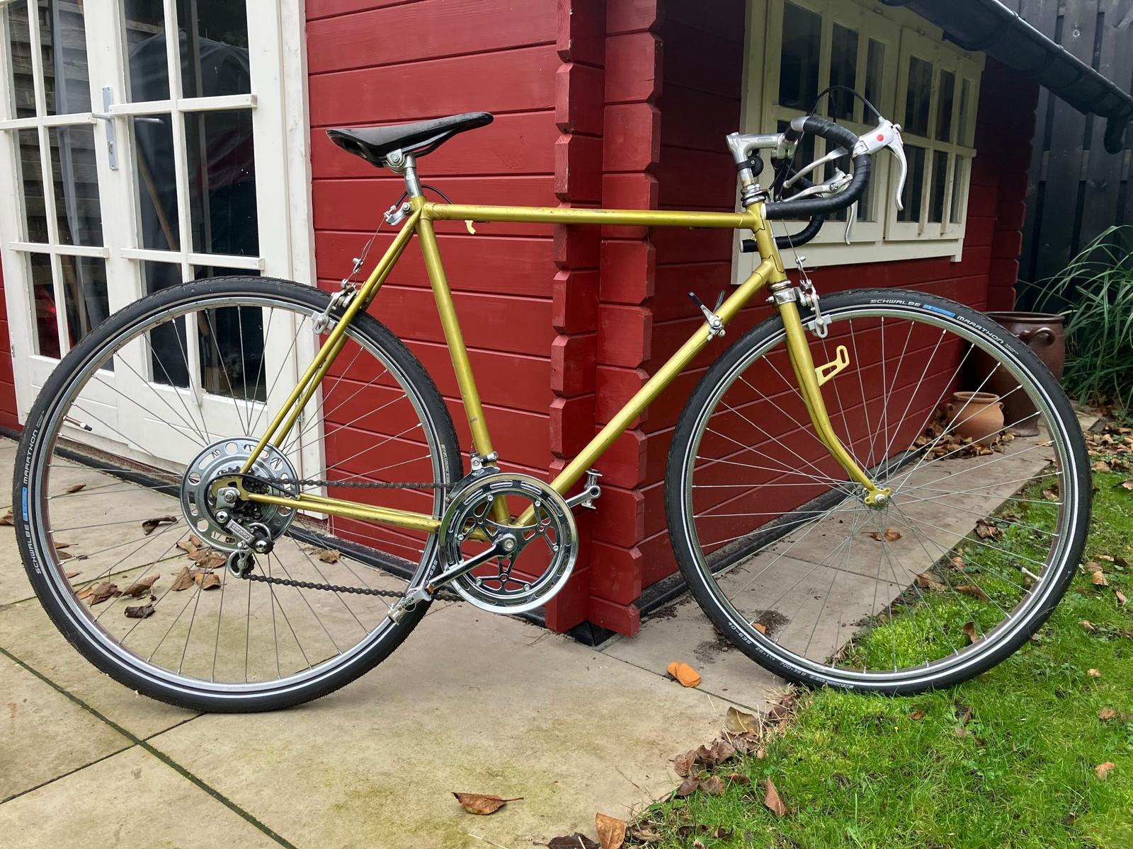 Vintage racefiets, Ophalen