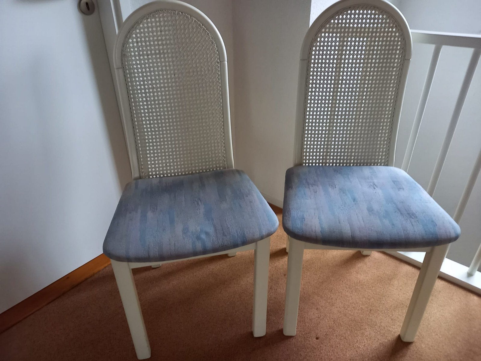 stoelen jaren 80 vintage twee stuks, Ophalen, Gebruikt, Twee