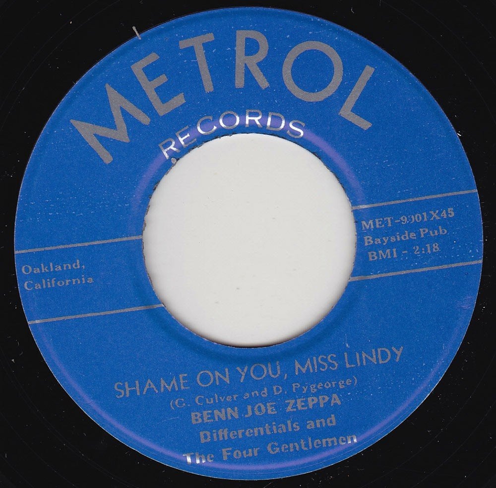 Benn Joe Zeppa - Shame On You Miss Lindy 7" ( Rockabilly ), Ophalen of Verzenden, Nieuw in verpakking, 7 inch, Pop