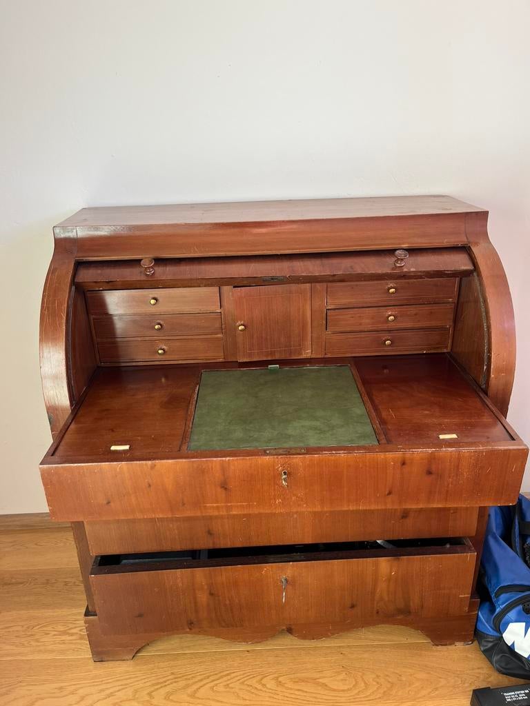 Brocante vintage kast - bureau, Ophalen, Zo goed als nieuw