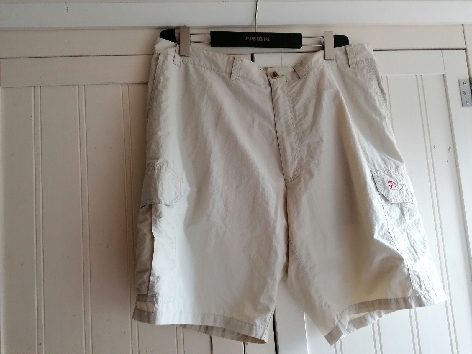 Fjällräven Korte Broek Maat 56, Licht Beige, Verzenden, Beige, Maat 56/58 (XL), Zo goed als nieuw