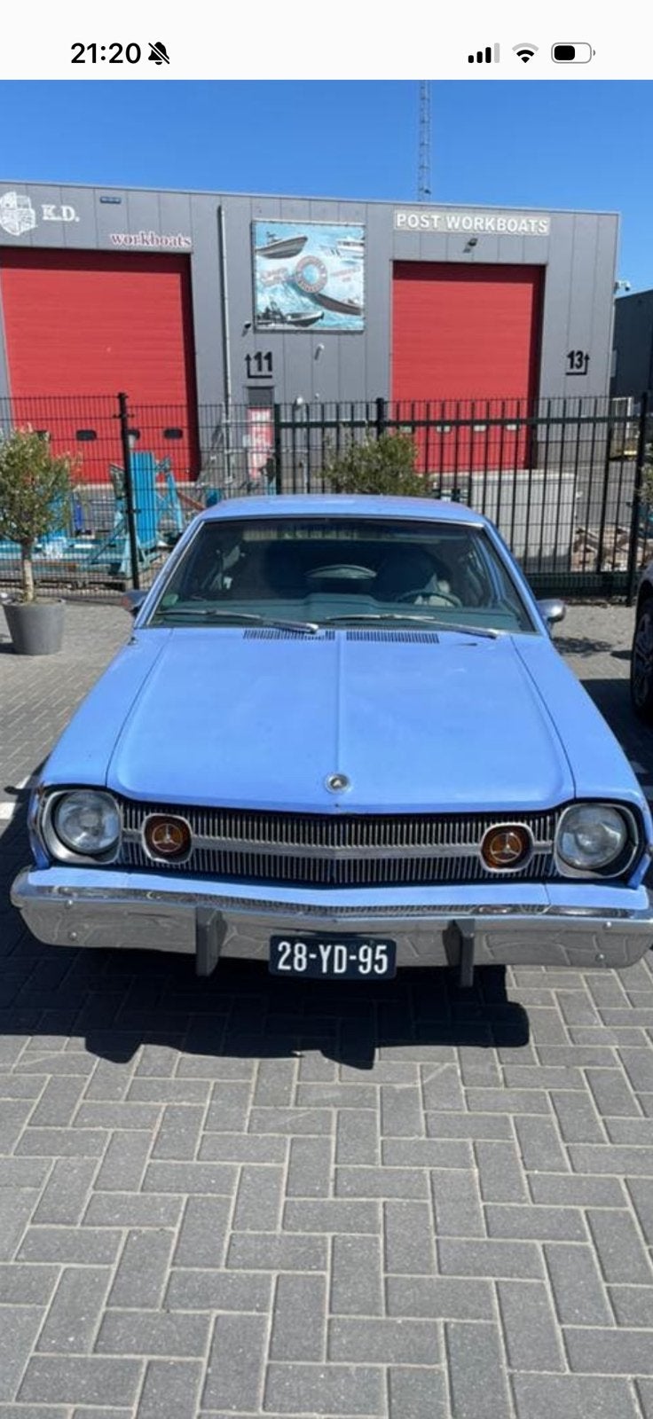 AMC Hornet USA car inruil mogelijk, Auto's, Achterwielaandrijving, 4200 cc, Blauw, 163 pk