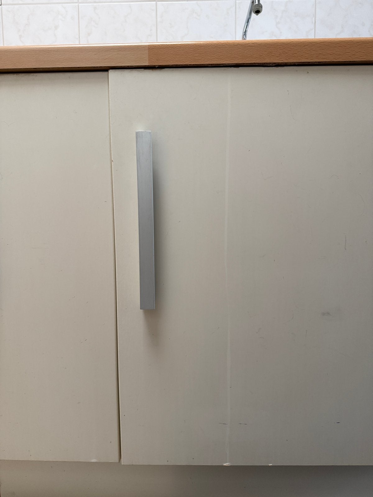 Compacte keuken met spoelbak en opbergruimte, Gebruikt, Enkelwandige keuken, Ophalen of Verzenden, Hout