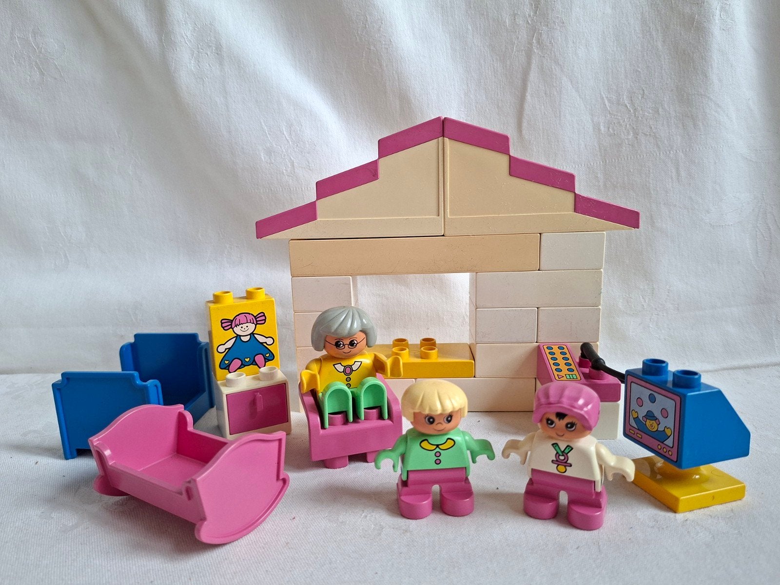 Vintage Duplo set 2796 Playhouse ( Oma past op), Kinderen en Baby's, Speelgoed | Duplo en Lego, Ophalen of Verzenden, Gebruikt