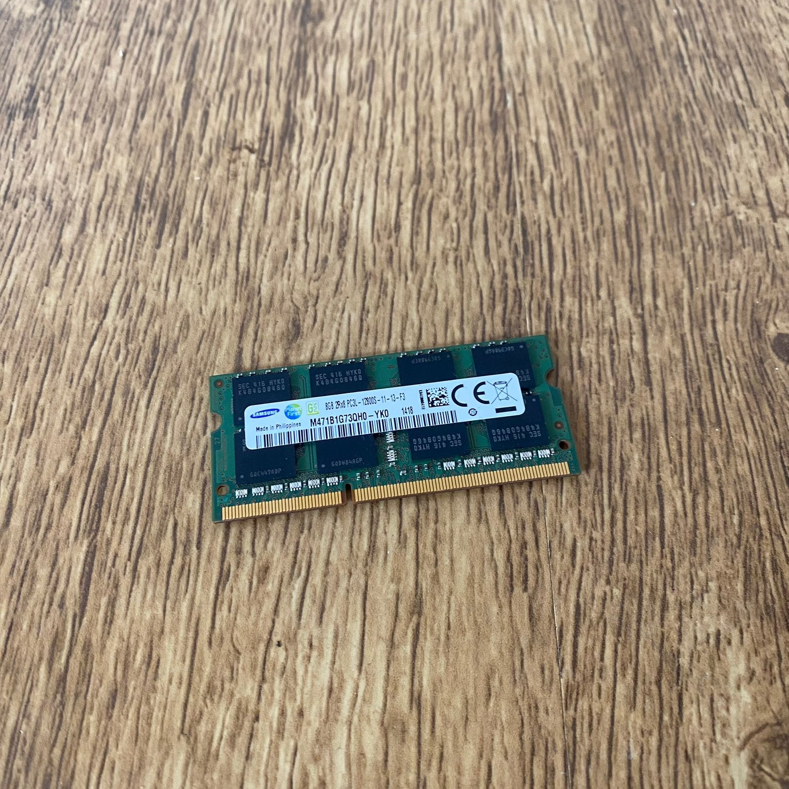 Samsung 8GB PC3L 12800S sodimm DDR3 Laptop werkgeheugen, Computers en Software, RAM geheugen, Gebruikt, 8 GB, DDR3, Ophalen of Verzenden