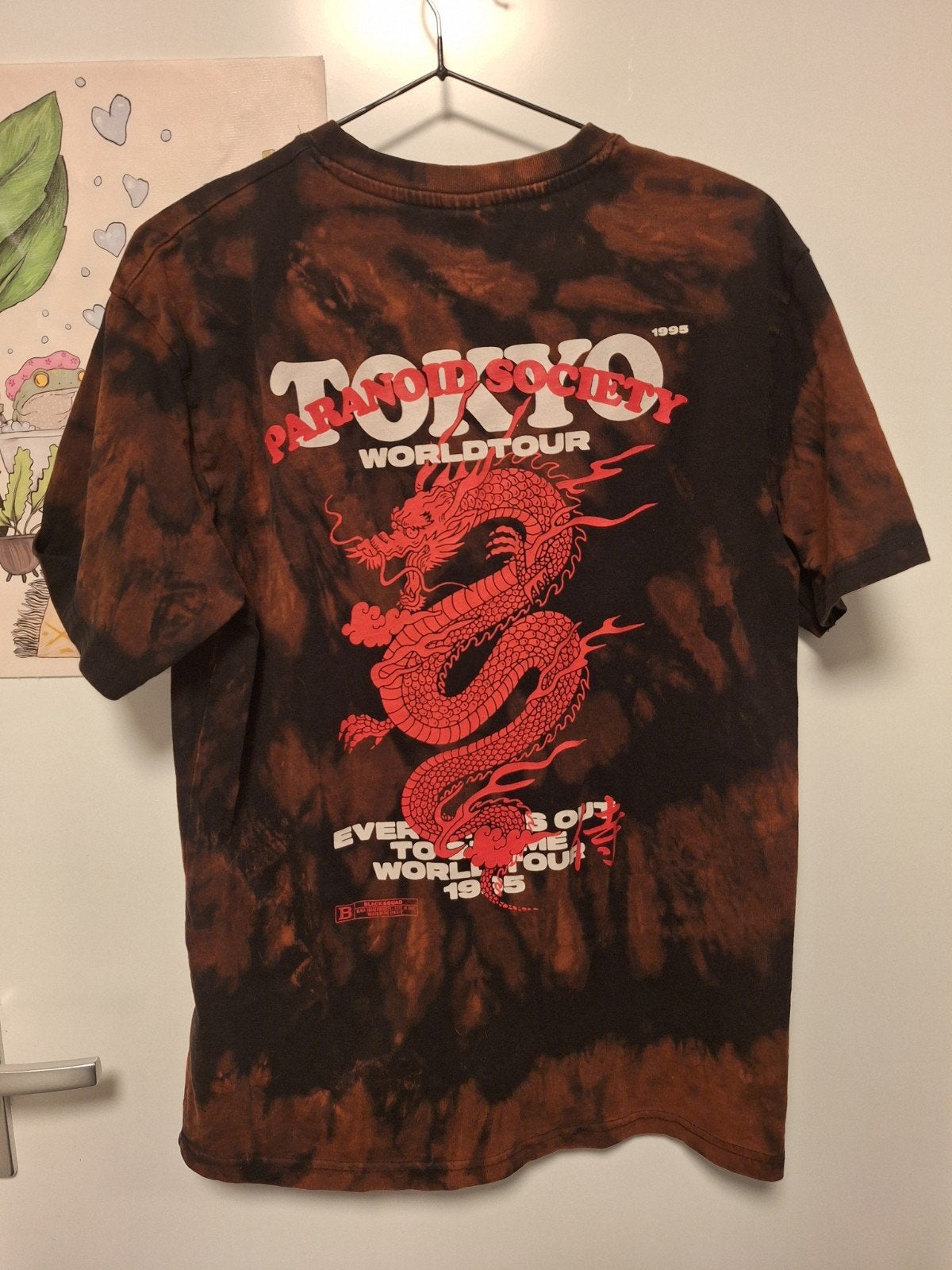 indeknoop - black squad tie dye shirt maat S, Verzenden, Gedragen, Maat 46 (S) of kleiner