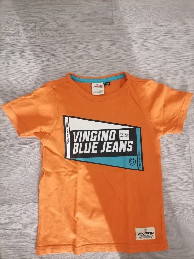 t-shirt van Vingino #  92, Kinderen en Baby's, Ophalen of Verzenden, Zo goed als nieuw, Jongen, Shirt of Longsleeve