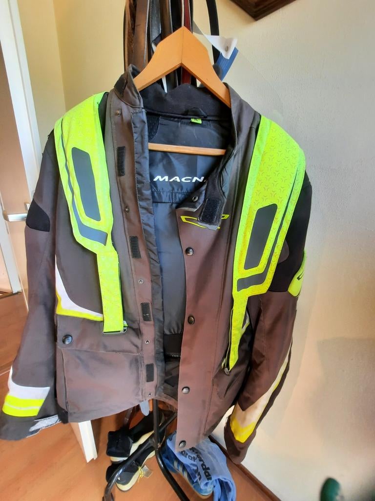 Doorwaai motorjas XL gebruikt - Ideaal voor de zomer!, Motoren, Kleding | Motorkleding, Jas | textiel, Heren, Ophalen of Verzenden