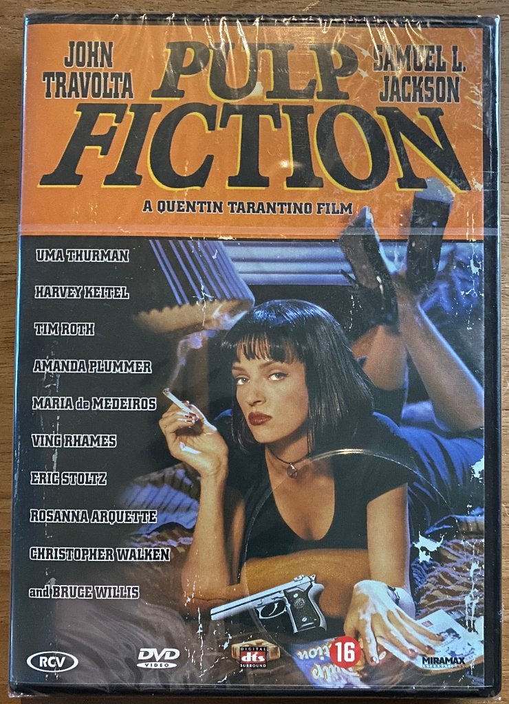 Pulp Fiction DVD, Vanaf 16 jaar, Ophalen of Verzenden, Nieuw in verpakking, Actiethriller