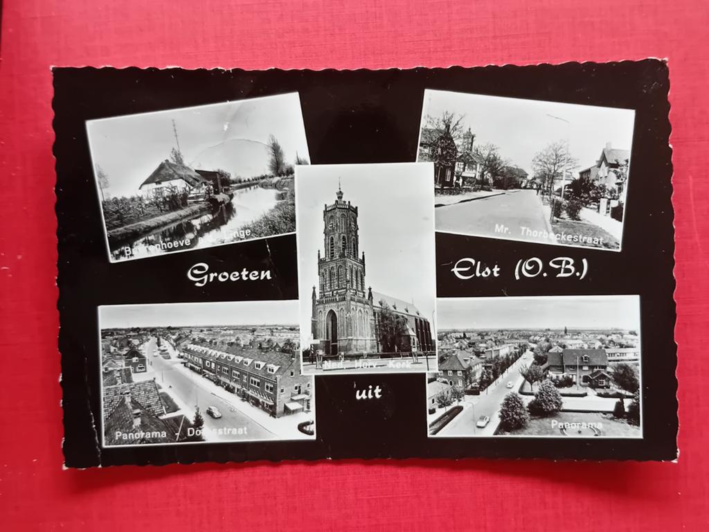Ansichtkaart Elst O.B, Verzamelen, Ophalen of Verzenden, 1960 tot 1980, Gelderland
