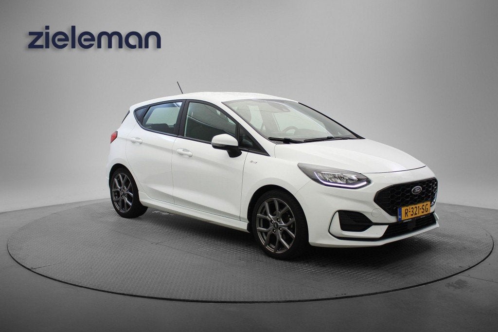 Ford FIESTA 1.0 EcoBoost Hybrid ST-Line - Carplay, Cruise, T, 125 pk, Gebruikt, Met garantie (alle), Bedrijf