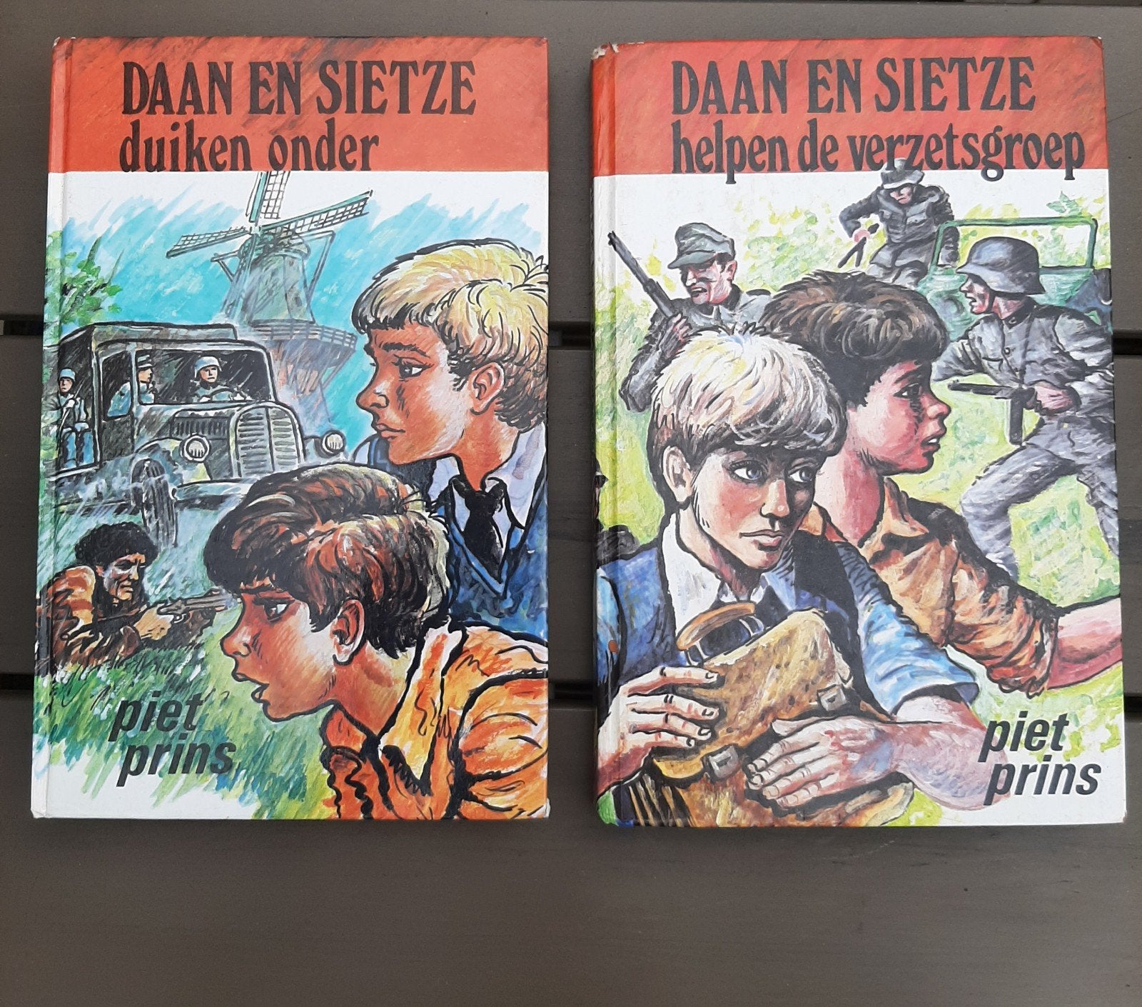Daan en Sietze boeken - Piet Prins (2 delen), Boeken, Ophalen of Verzenden, Gelezen, Piet Prins, Fictie algemeen