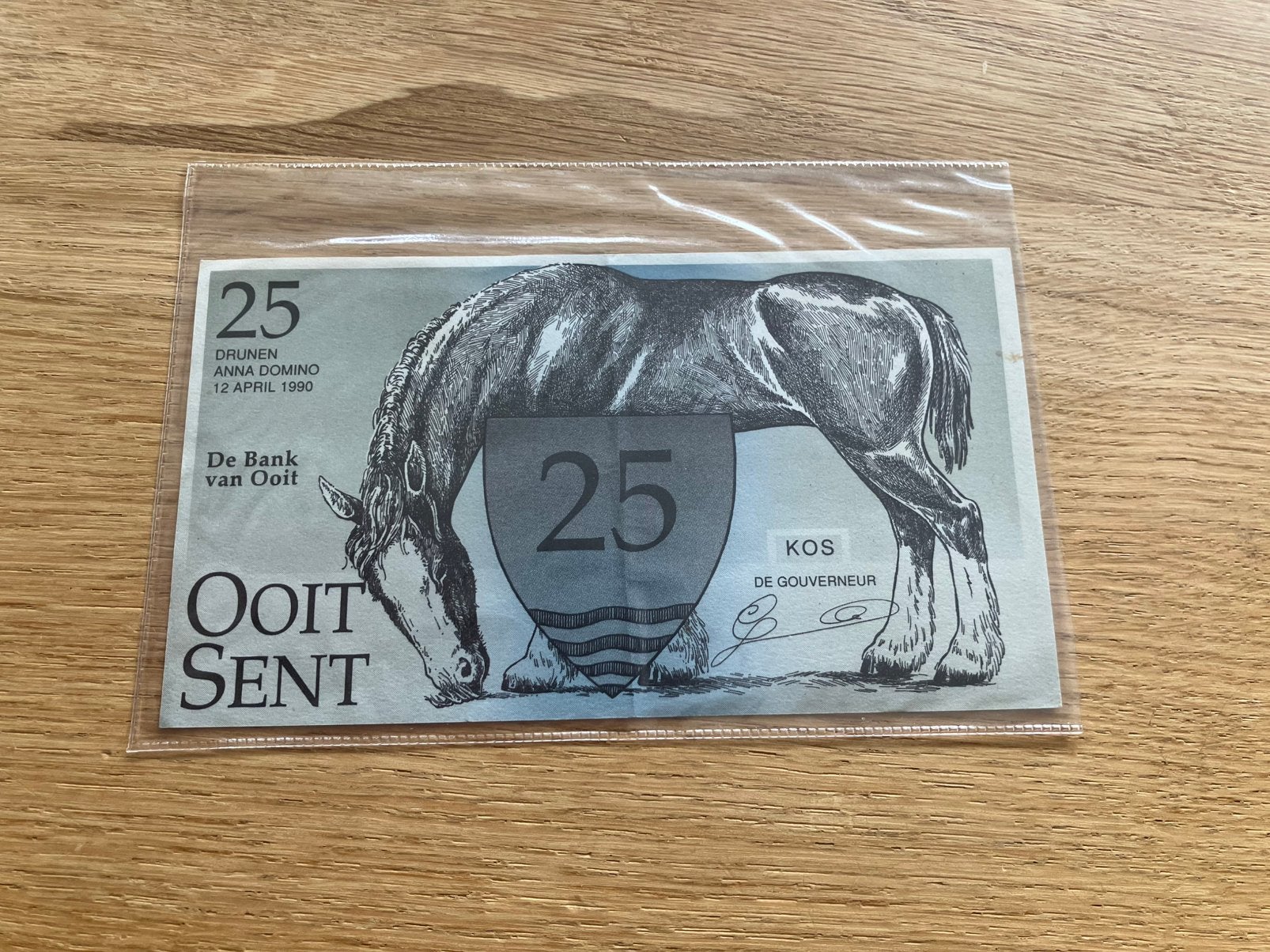 Land van Ooit - 25 ooit cent 1990 - Drunen, Ophalen of Verzenden