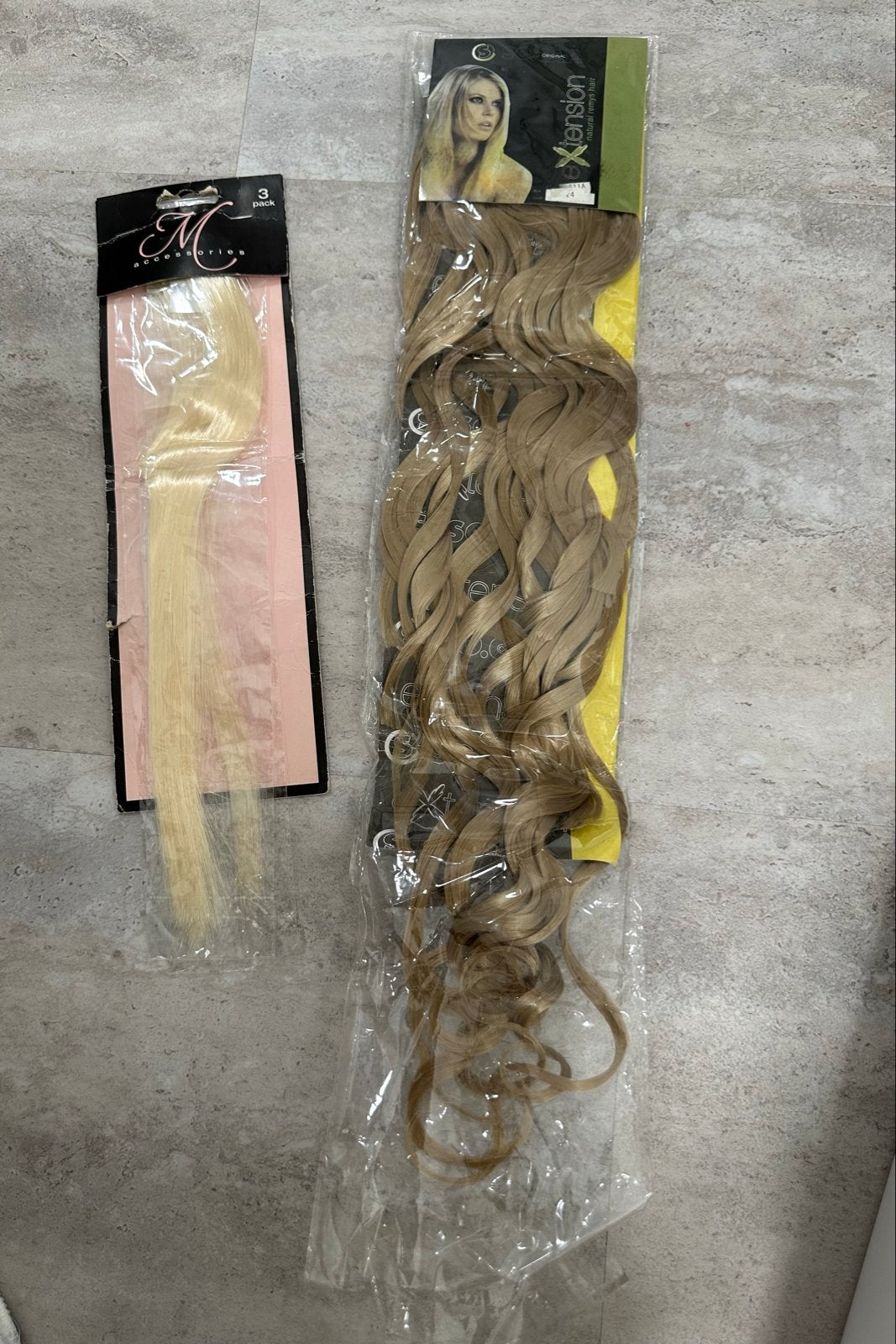 Haarverlenging - Blond en Bruin - Nieuw, Ophalen, Nieuw, Pruik of Haarverlenging