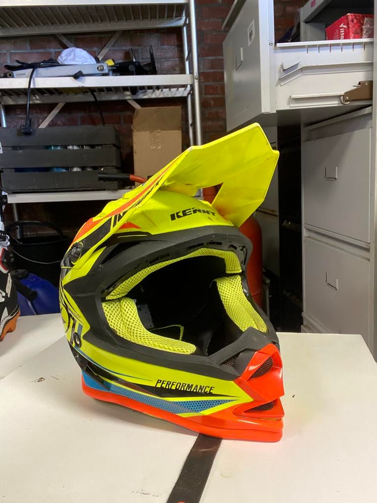 Kenny performance kinderhelm jeugd s/m, Ophalen of Verzenden, Tweedehands, Offroadhelm, Overige merken