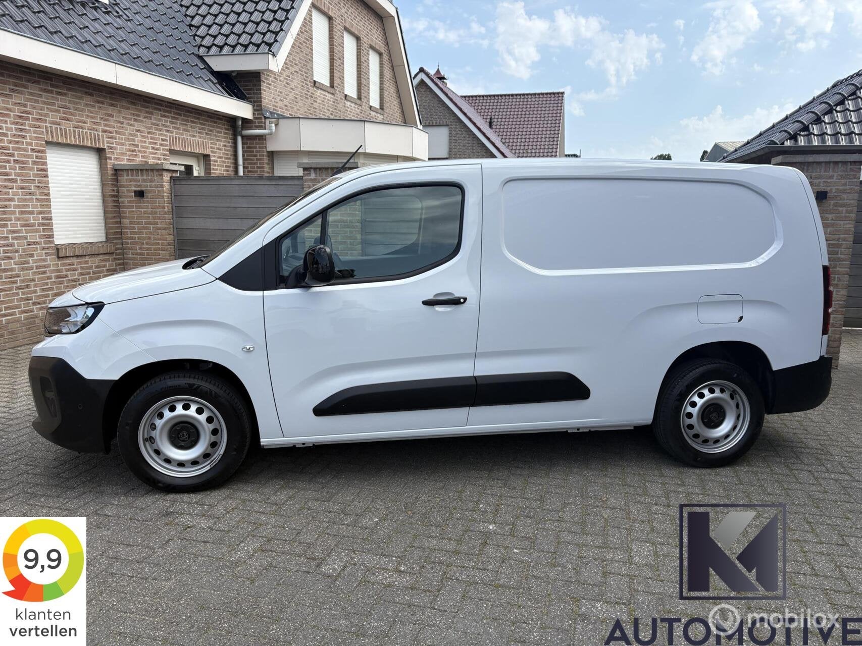Peugeot Partner 1.5 BlueHDi 130pk L2 Automaat|Carplay|Camera, Auto's, Automaat, Stof, 4 cilinders, Wit