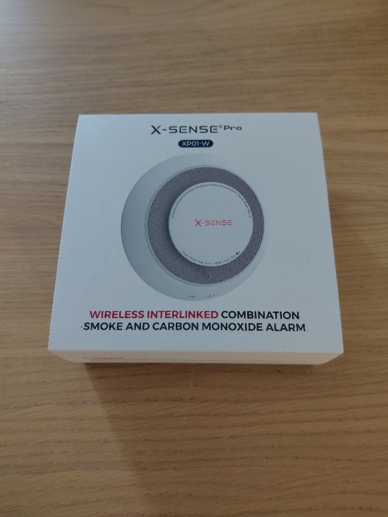x-sense pro xp01-w rook en koolmonoxide brandalarm, Ophalen of Verzenden, Zo goed als nieuw, Detector, Sensor of Melder, Overige soorten