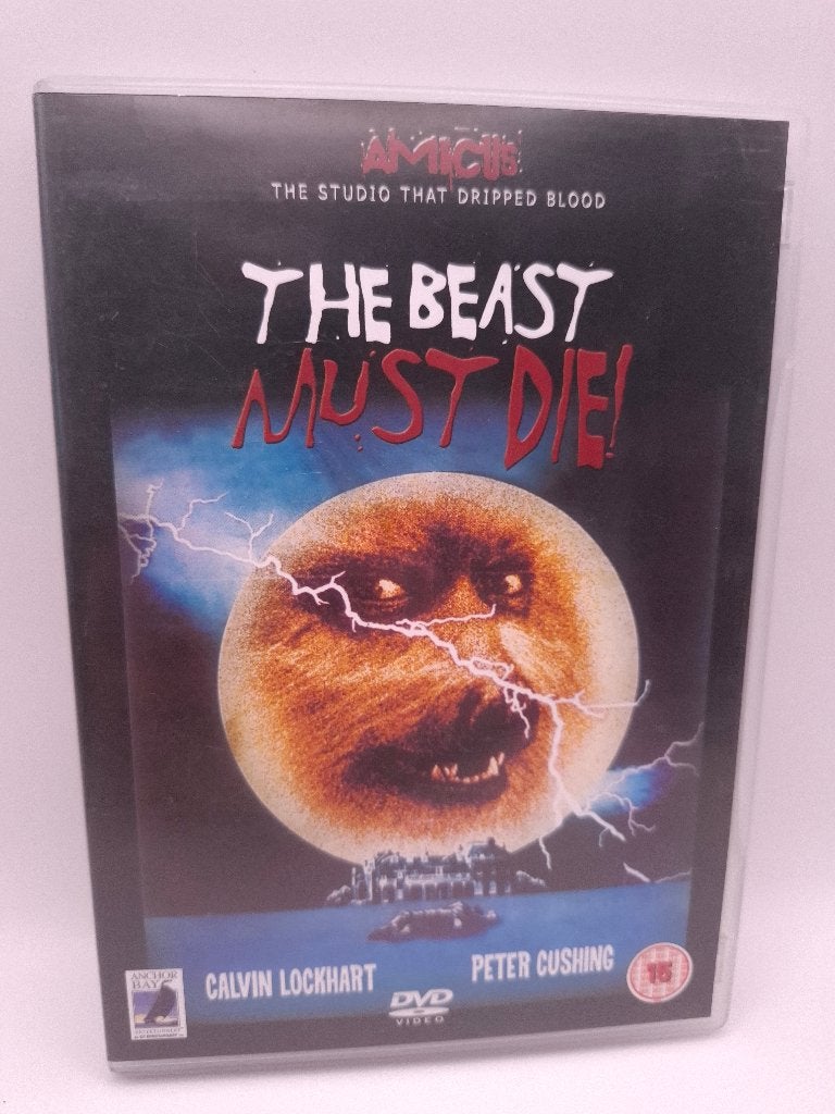 the beast must die! dvd, Cd's en Dvd's, Dvd's | Horror, Vanaf 16 jaar, Ophalen of Verzenden, Zo goed als nieuw, Monsters