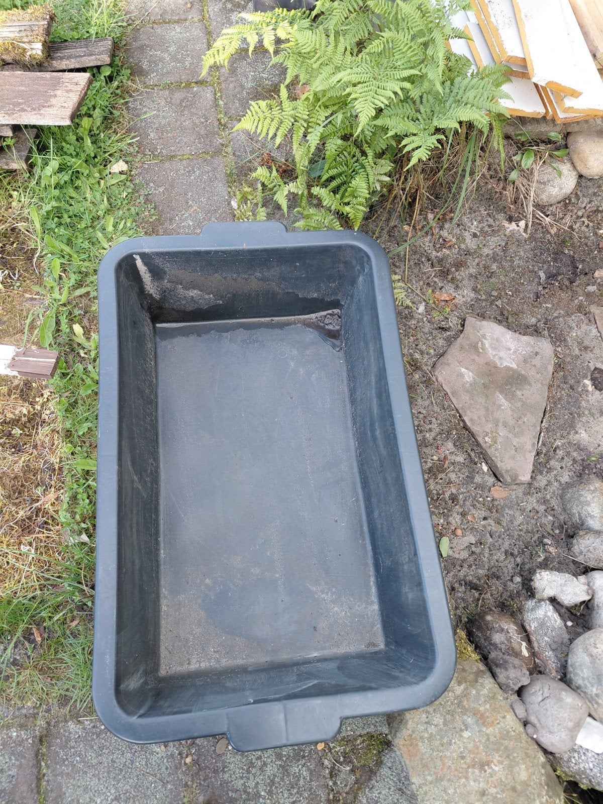 Plastic bak  71 x 45 cm, Ophalen