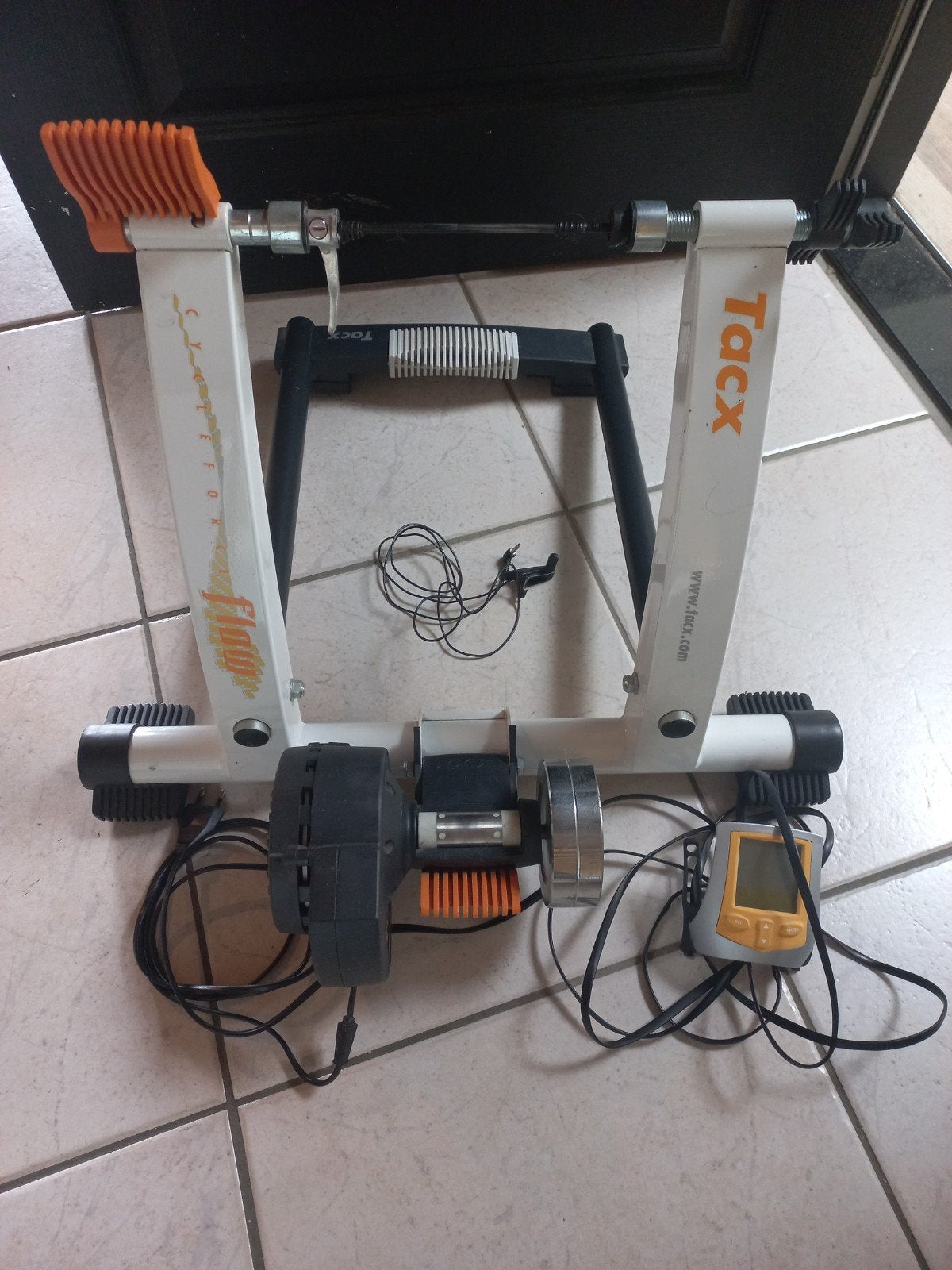 Tacx Cycleforce Flow Fietstrainer, Ophalen, Gebruikt, Overige typen, Staal