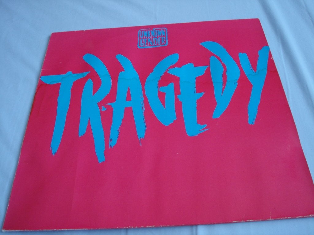 UNKNOWN GENDER - TRAGEDY art rock , new wave, Gebruikt, Ophalen of Verzenden, 12 inch, Alternative Rock