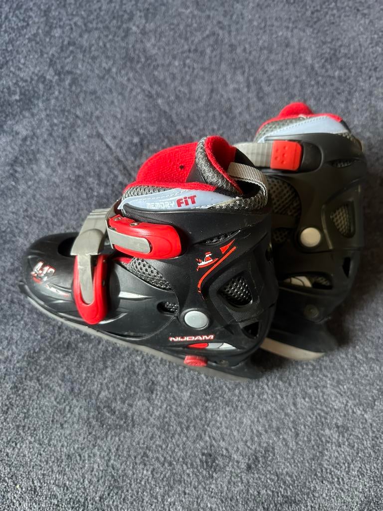 Nijdam schaatsen memory fit maat 30-33, Ophalen of Verzenden, Gebruikt, IJshockeyschaatsen, Nijdam