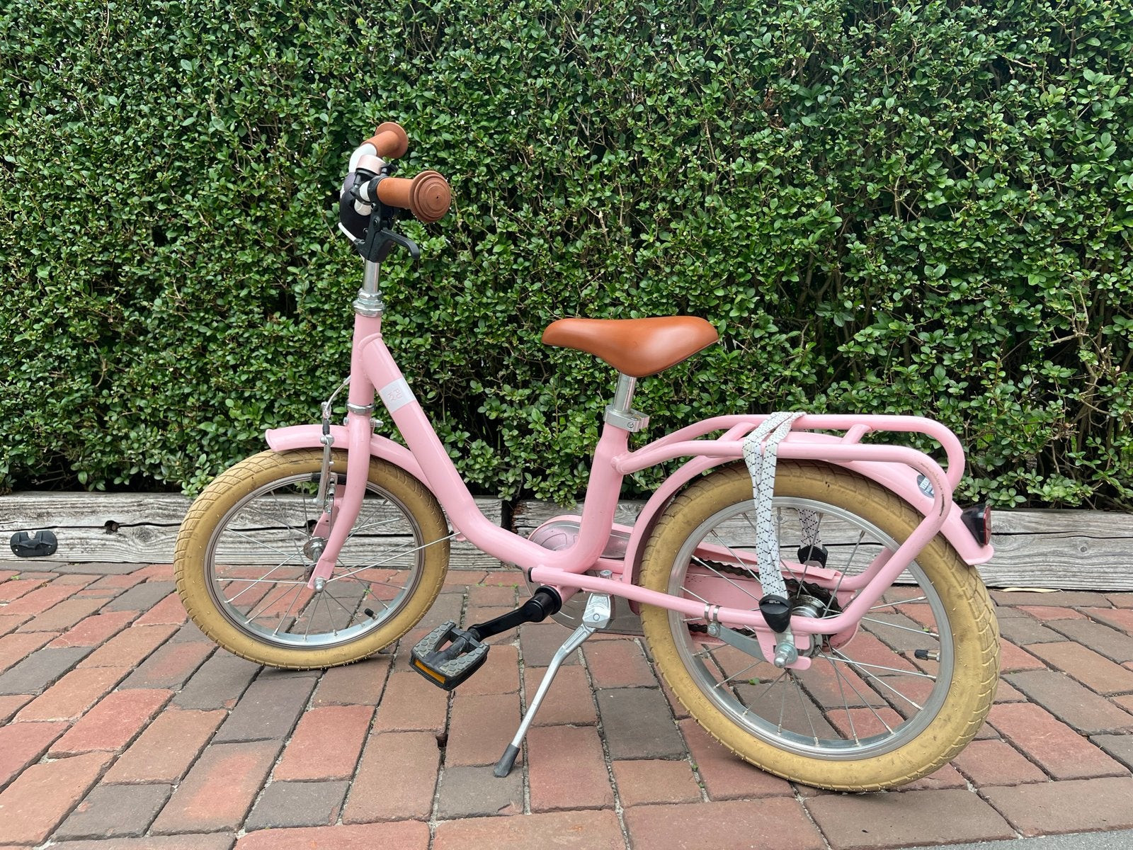 Puky Youke 16 inch kinderfiets - Roze, Ophalen, Gebruikt, Terugtraprem, 16 tot 20 inch