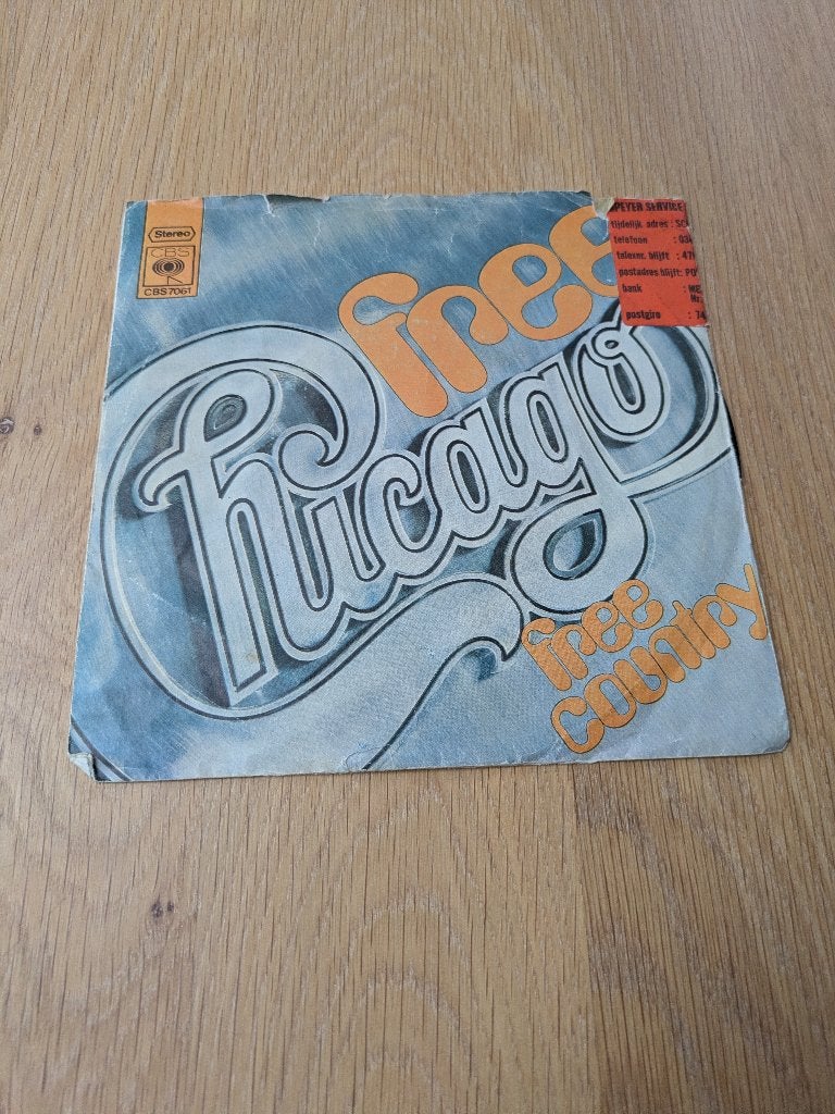 Chicago - Free, Ophalen of Verzenden, Gebruikt, 7 inch, Pop