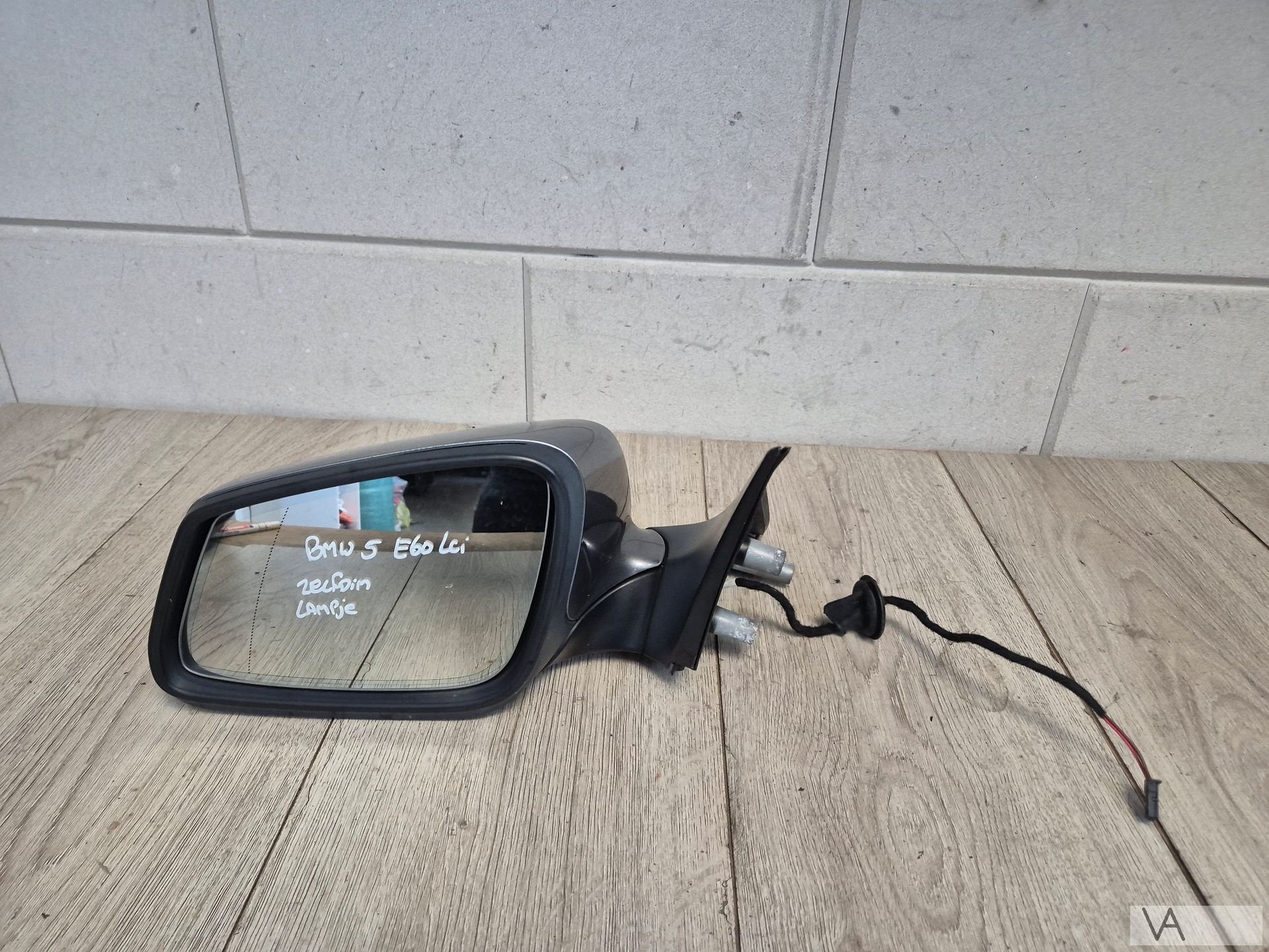Spiegel links van BMW 5 serie E60 / E61 facelift zelfdimmend, Gebruikt, -, -, Ophalen of Verzenden