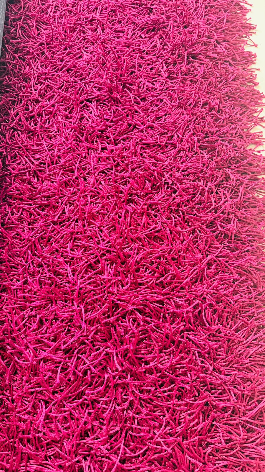 Dark Burgundy, zeer hoogpolig lussen vloerkleed, Ophalen, Gebruikt, 200 cm of meer, 200 cm of meer