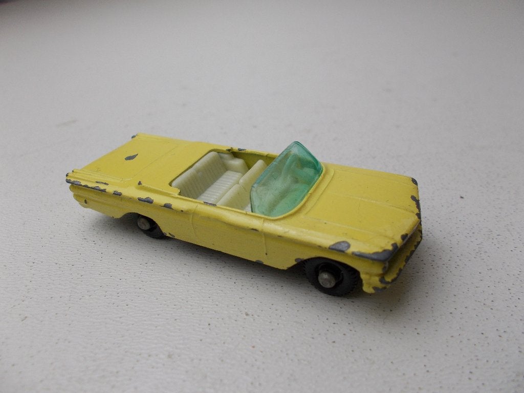 1957 Lesney Matchbox No. 39B PONTIAC CONVERTIBLE + Trekhaak!, Ophalen of Verzenden, Zo goed als nieuw, Auto, Lesney