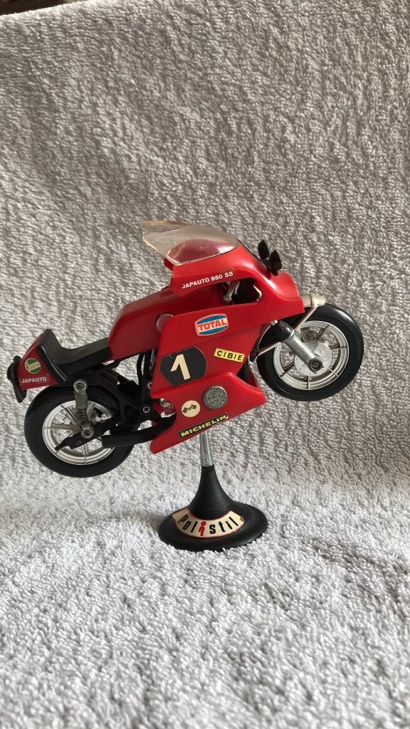 Vintage Polistil Honda Motorcycle Superbike Castrol motor, Verzenden, Gebruikt