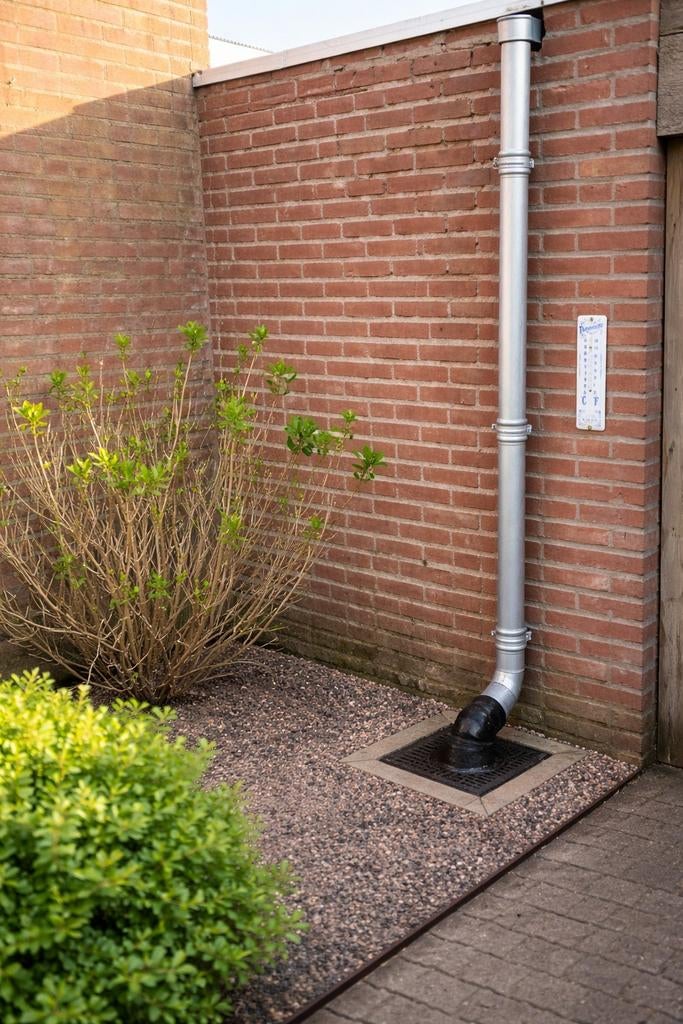 Zinken regenpijp - Duurzaam en stijlvol, Afvoer, Gebruikt, 2 tot 4 meter, 60 tot 80 mm
