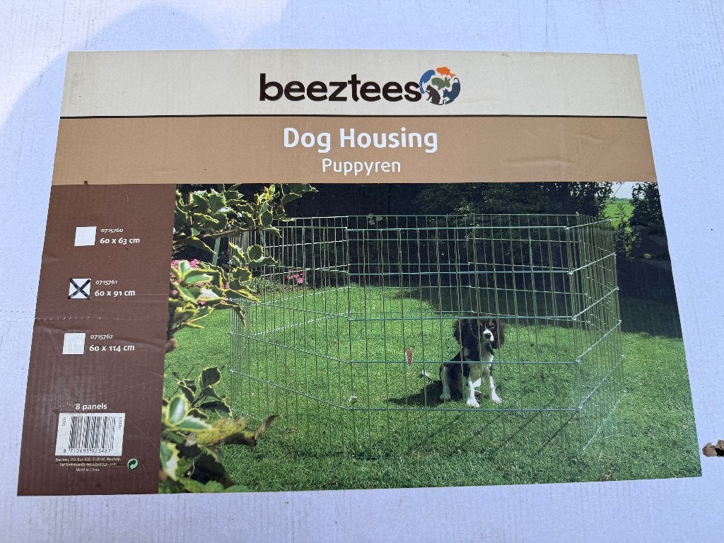 Hondenren Beeztees, Dieren en Toebehoren, Hondenhokken, Ophalen, Hondenkennel, 110 cm of meer, 65 tot 100 cm