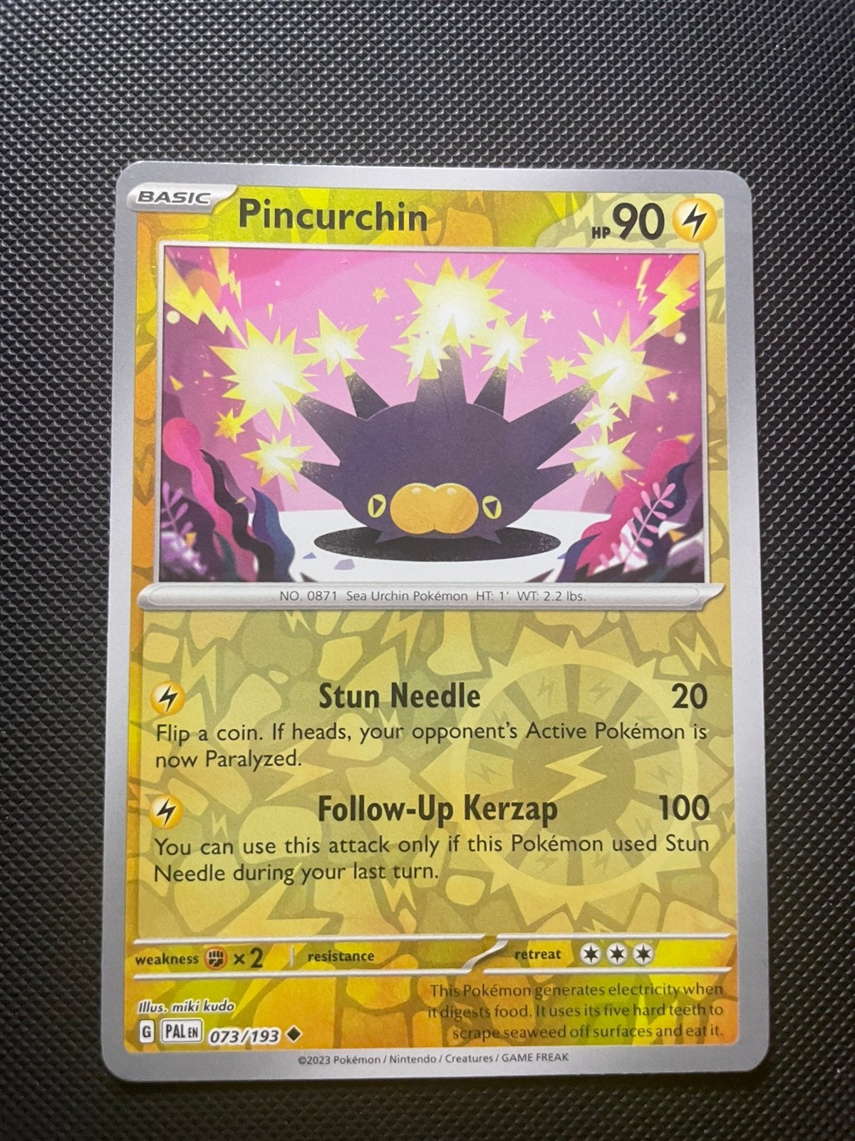 Pincurrchin 073/193 Reverse Holo Paldea Evolved Packfresh, Ophalen of Verzenden, Zo goed als nieuw