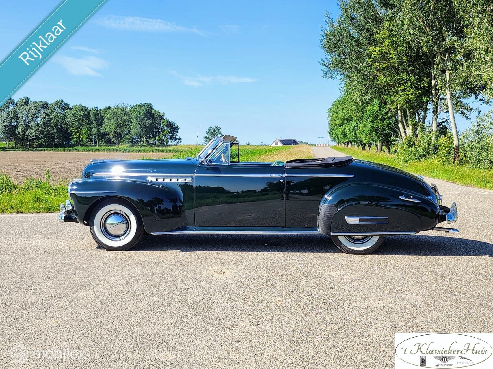 Buick Eight Roadmaster cabriolet, Achterwielaandrijving, Cabriolet, Leder, Handgeschakeld