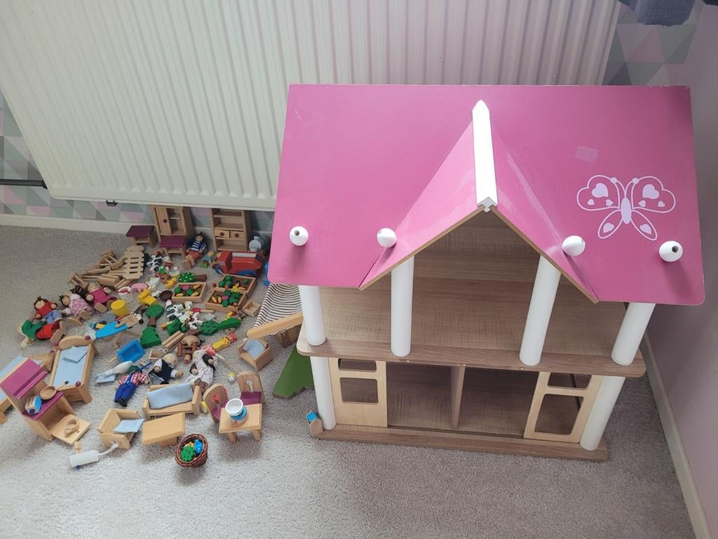 Eichhorn poppenhuis, Kinderen en Baby's, Ophalen, Gebruikt, Poppenhuis