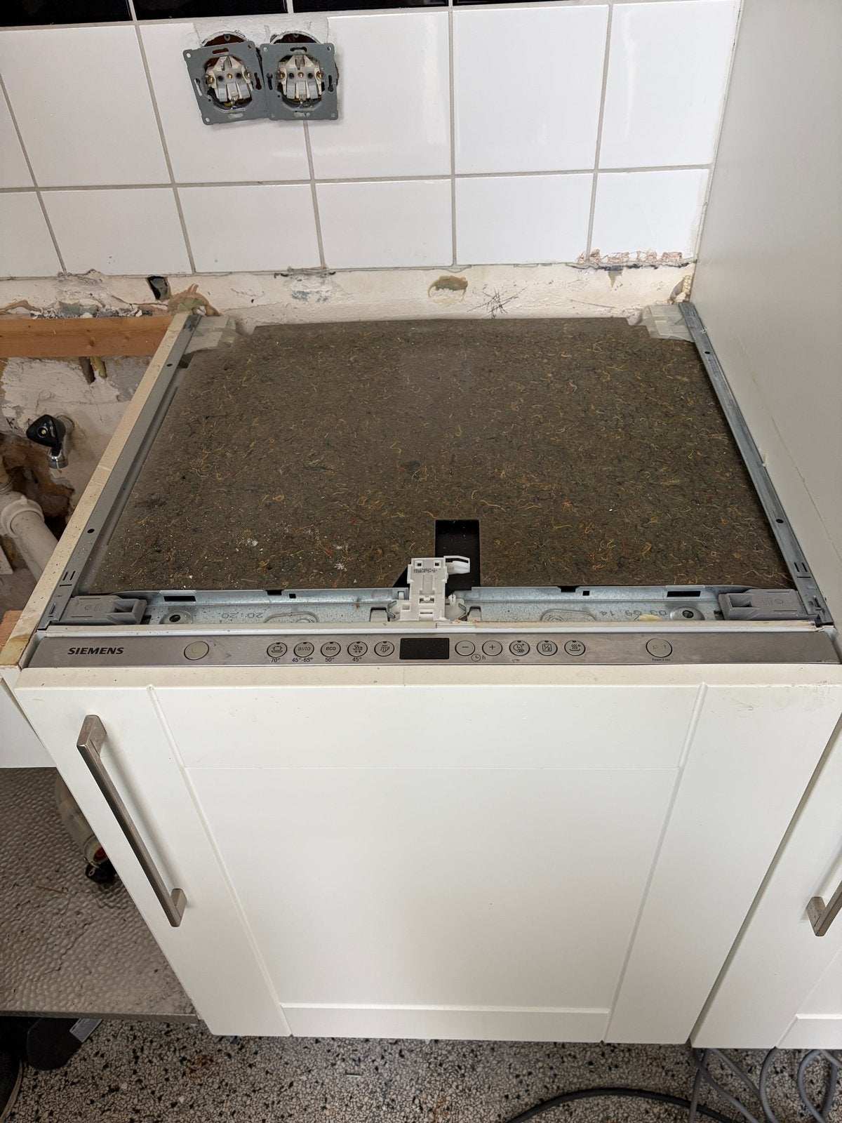 Siemens inbouw vaatwasser, Ophalen, Gebruikt, 60 cm of meer, Inbouw
