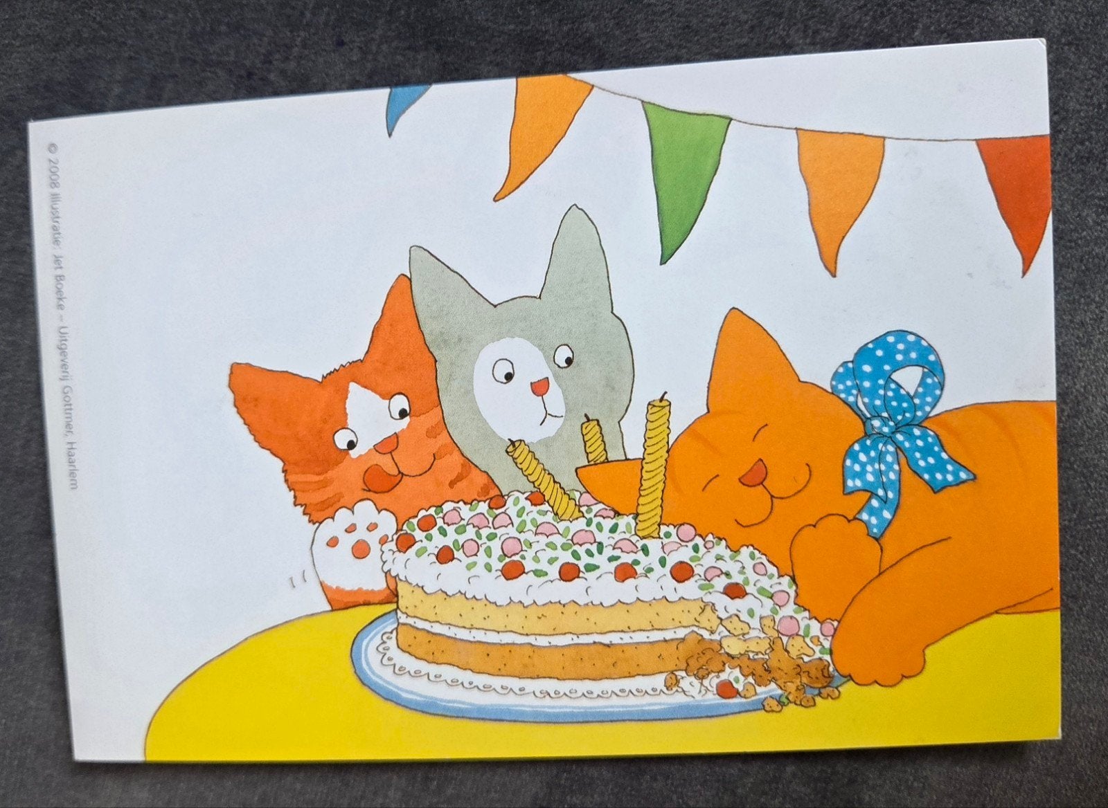 Dikkie Dik 30 jaar! Ansichtkaart - Jet Boeke, Verzenden, 1980 tot heden, Ongelopen, Kinderen