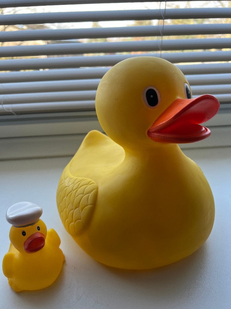 badeend groot, Kinderen en Baby's, Speelgoed | Badspeelgoed, Ophalen, Gebruikt