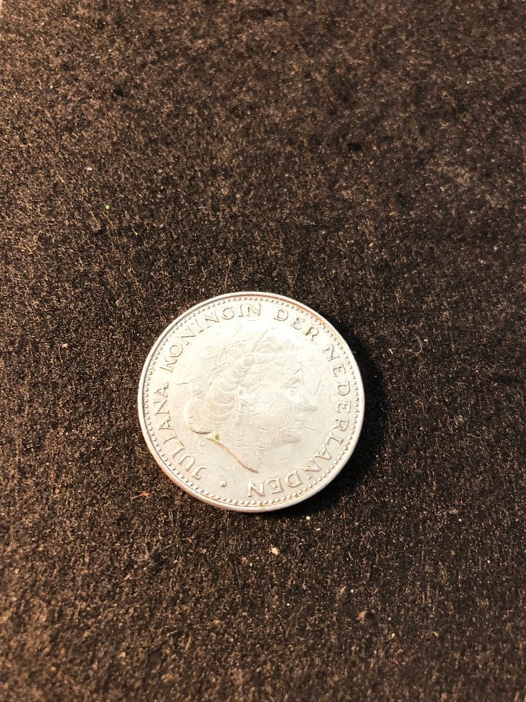 Nikkelen munt Nederland 2,5 gulden 1969 Vis Juliana, Postzegels en Munten, Munten | Nederland, Ophalen of Verzenden, Koningin Juliana