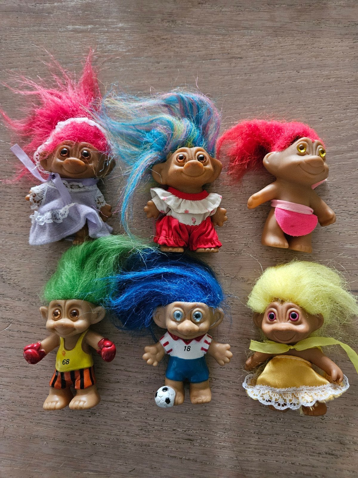 9 mini trollen, Ophalen of Verzenden