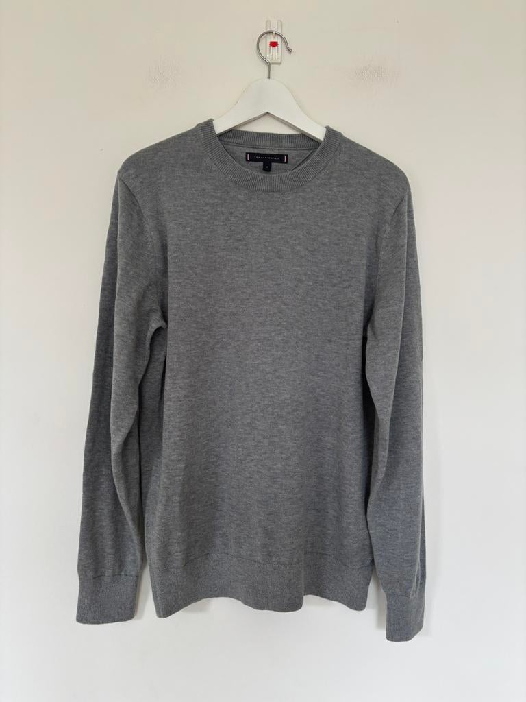 Tommy woolblend dunne trui maat M/38, Ophalen of Verzenden, Zo goed als nieuw, Maat 48/50 (M), Grijs